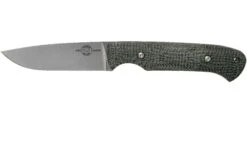White River Knives Hunter Black Burlap Micarta Cuchillo De Caza, Owen Baker Jr. Design